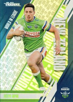 2024 NRL Traders Titanium - World In League Parallel #WLP06 Joseph Tapine Front
